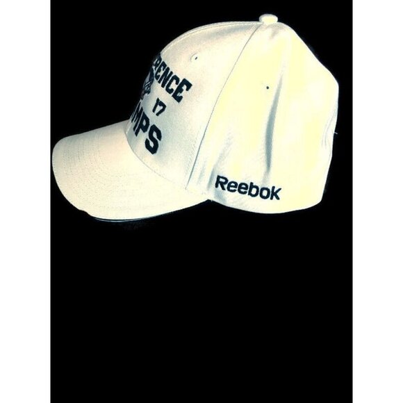 NHL Pittsburgh Penguins 2017 Conference Champion Cap Champs Hat White Adjustable - Picture 4 of 5